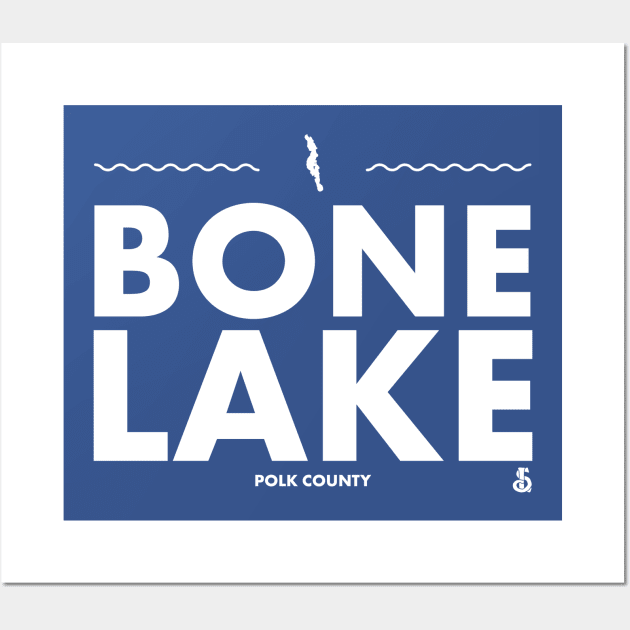 Polk County, Wisconsin - Bone Lake Wall Art by LakesideGear